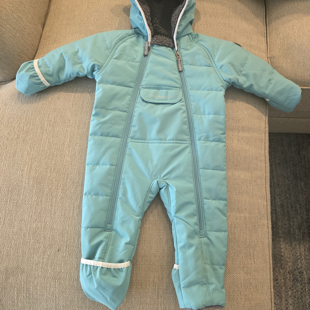 Obermeyer Teal Kids One Piece Footie